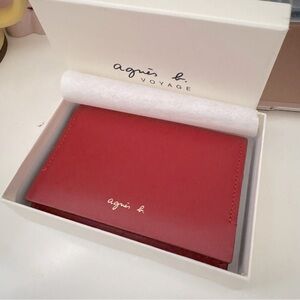 Agnès b. Card Holder Red color (NEW!)